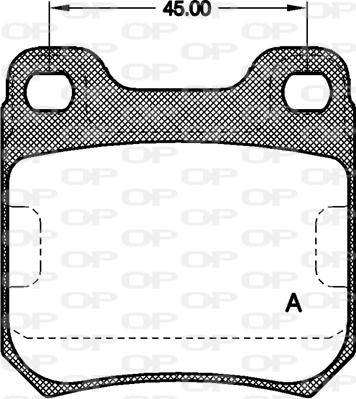 Open Parts BPA0239.00 - Kit pastiglie freno, Freno a disco autozon.pro