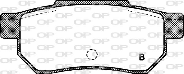 Open Parts BPA0233.02 - Kit pastiglie freno, Freno a disco autozon.pro