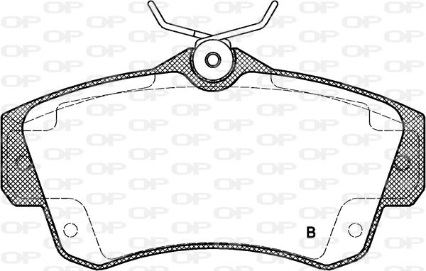 Open Parts BPA0753.02 - Kit pastiglie freno, Freno a disco autozon.pro