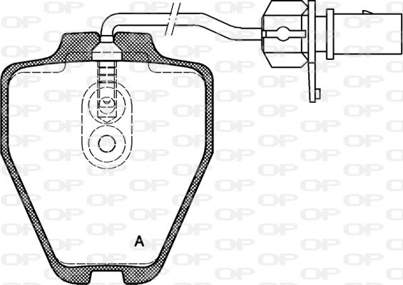 Open Parts BPA0752.02 - Kit pastiglie freno, Freno a disco autozon.pro