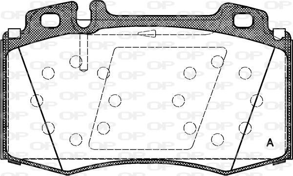 Open Parts BPA0769.00 - Kit pastiglie freno, Freno a disco autozon.pro