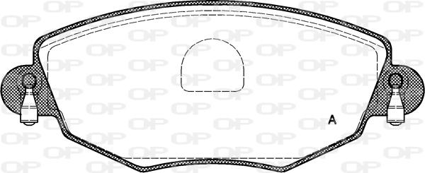 Open Parts BPA0776.00 - Kit pastiglie freno, Freno a disco autozon.pro