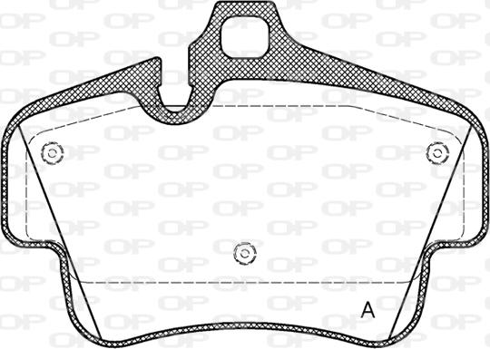 Open Parts BPA0773.30 - Kit pastiglie freno, Freno a disco autozon.pro