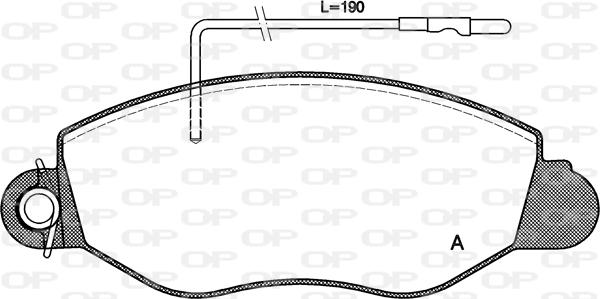 Open Parts BPA0772.22 - Kit pastiglie freno, Freno a disco autozon.pro