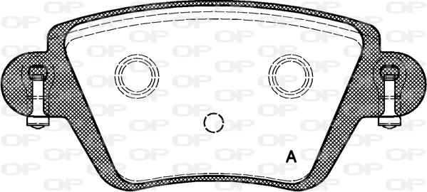 Open Parts BPA0777.10 - Kit pastiglie freno, Freno a disco autozon.pro