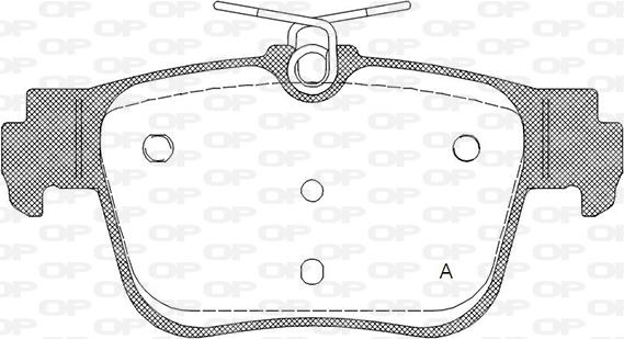 Open Parts BPA1945.00 - Kit pastiglie freno, Freno a disco autozon.pro