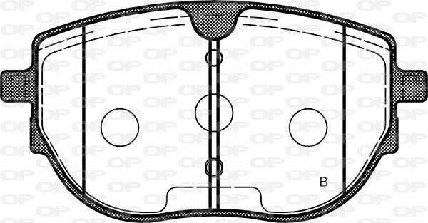 Open Parts BPA1920.01 - Kit pastiglie freno, Freno a disco autozon.pro