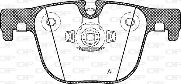 Open Parts BPA1493.00 - Kit pastiglie freno, Freno a disco autozon.pro