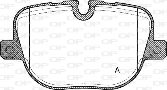 Open Parts BPA1408.00 - Kit pastiglie freno, Freno a disco autozon.pro