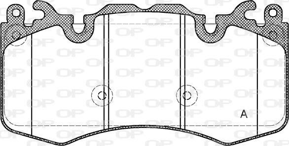 Open Parts BPA1410.00 - Kit pastiglie freno, Freno a disco autozon.pro