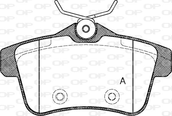 Open Parts BPA1418.00 - Kit pastiglie freno, Freno a disco autozon.pro