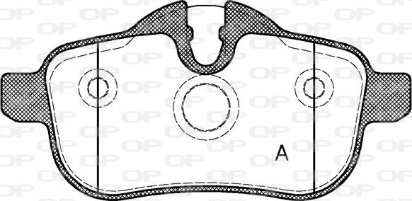 Open Parts BPA1417.00 - Kit pastiglie freno, Freno a disco autozon.pro