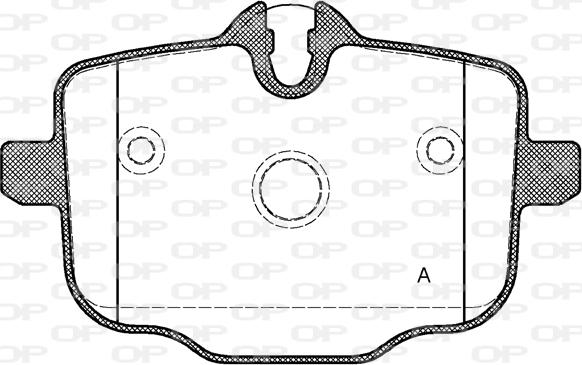 Open Parts BPA1433.00 - Kit pastiglie freno, Freno a disco autozon.pro