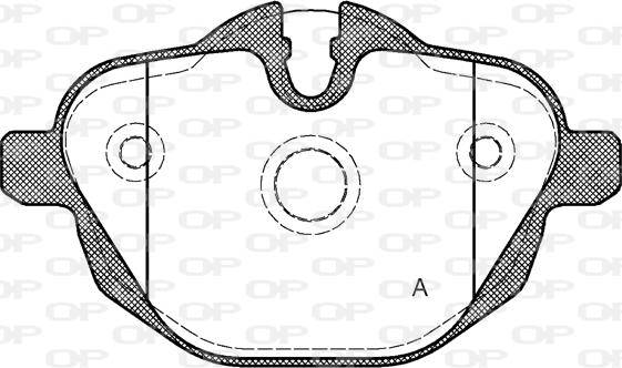 Open Parts BPA1421.00 - Kit pastiglie freno, Freno a disco autozon.pro