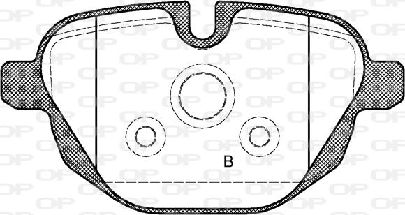 Open Parts BPA1421.00 - Kit pastiglie freno, Freno a disco autozon.pro