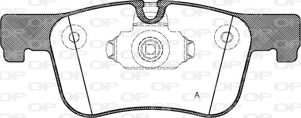 Open Parts BPA1478.00 - Kit pastiglie freno, Freno a disco autozon.pro