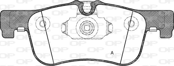 Open Parts BPA1478.10 - Kit pastiglie freno, Freno a disco autozon.pro