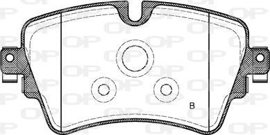 Open Parts BPA1599.08 - Kit pastiglie freno, Freno a disco autozon.pro