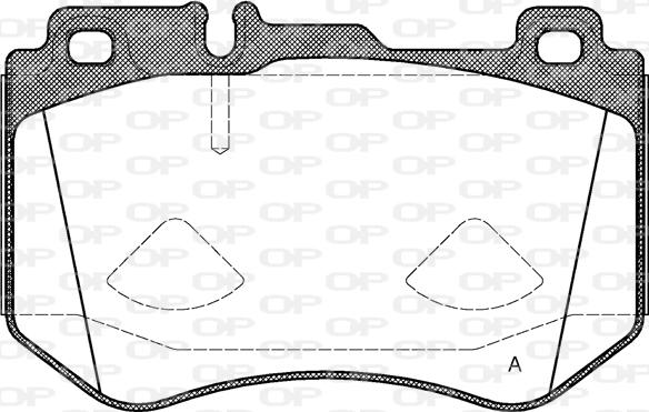 Open Parts BPA1591.00 - Kit pastiglie freno, Freno a disco autozon.pro