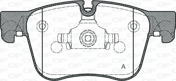 Open Parts BPA1560.10 - Kit pastiglie freno, Freno a disco autozon.pro