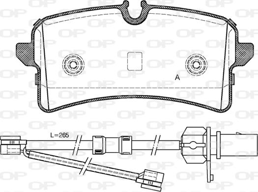 Porsche 95B698451G - Kit pastiglie freno, Freno a disco autozon.pro