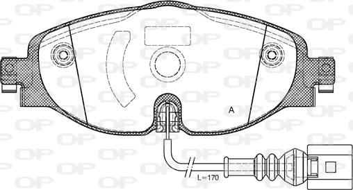 ATE 602785 - Kit pastiglie freno, Freno a disco autozon.pro