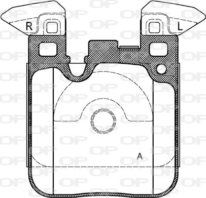 Open Parts BPA1539.00 - Kit pastiglie freno, Freno a disco autozon.pro