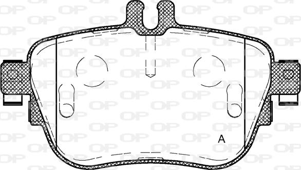 Open Parts BPA1699.00 - Kit pastiglie freno, Freno a disco autozon.pro