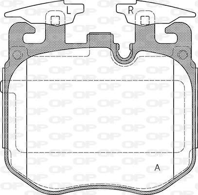 Open Parts BPA1690.00 - Kit pastiglie freno, Freno a disco autozon.pro