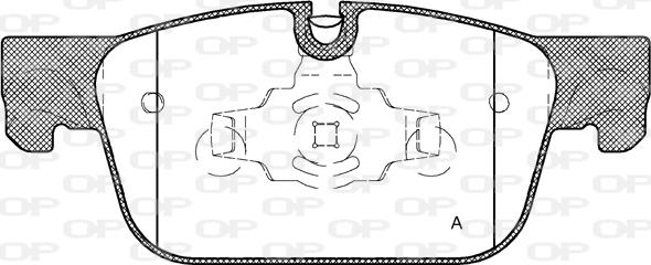 Open Parts BPA1692.10 - Kit pastiglie freno, Freno a disco autozon.pro