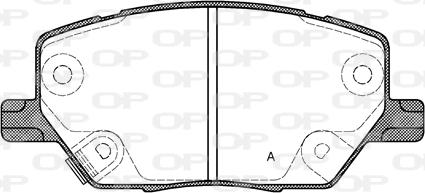 Open Parts BPA1640.02 - Kit pastiglie freno, Freno a disco autozon.pro