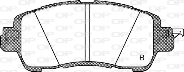 Open Parts BPA1656.04 - Kit pastiglie freno, Freno a disco autozon.pro