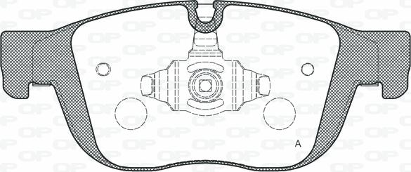 Open Parts BPA1689.00 - Kit pastiglie freno, Freno a disco autozon.pro