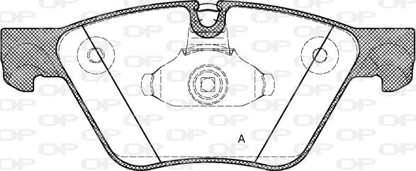 Open Parts BPA1052.30 - Kit pastiglie freno, Freno a disco autozon.pro