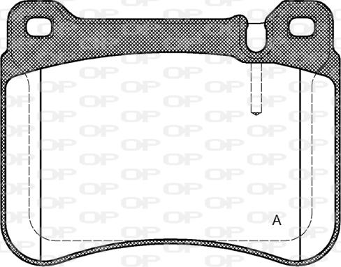 Open Parts BPA1193.00 - Kit pastiglie freno, Freno a disco autozon.pro