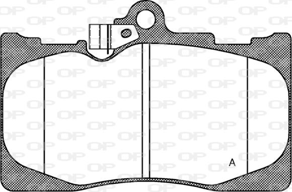 Open Parts BPA1180.02 - Kit pastiglie freno, Freno a disco autozon.pro