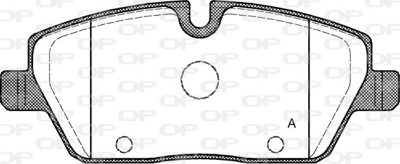 Open Parts BPA1131.00 - Kit pastiglie freno, Freno a disco autozon.pro