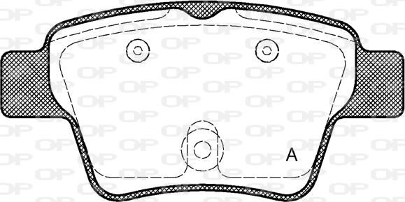 Open Parts BPA1138.00 - Kit pastiglie freno, Freno a disco autozon.pro