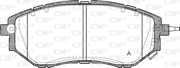 Open Parts BPA1137.02 - Kit pastiglie freno, Freno a disco autozon.pro