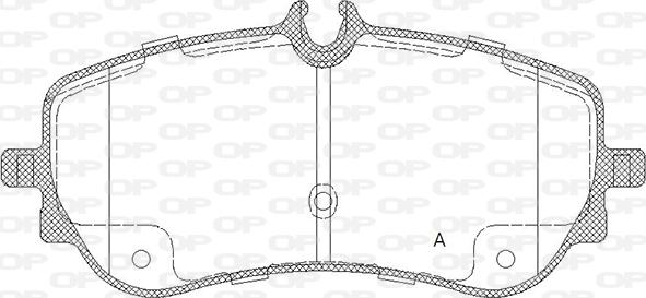 Open Parts BPA1848.00 - Kit pastiglie freno, Freno a disco autozon.pro