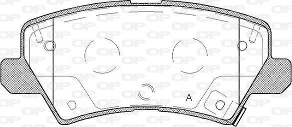 Open Parts BPA1804.02 - Kit pastiglie freno, Freno a disco autozon.pro