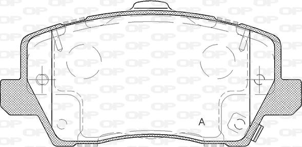 Open Parts BPA1803.02 - Kit pastiglie freno, Freno a disco autozon.pro