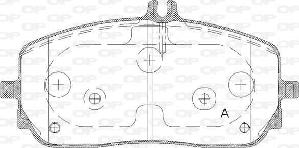 Open Parts BPA1826.00 - Kit pastiglie freno, Freno a disco autozon.pro