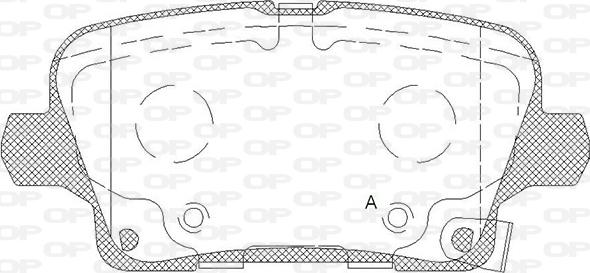 Open Parts BPA1821.02 - Kit pastiglie freno, Freno a disco autozon.pro