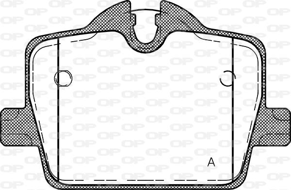 Open Parts BPA1874.00 - Kit pastiglie freno, Freno a disco autozon.pro