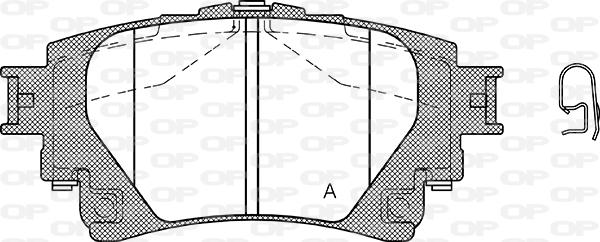 Open Parts BPA1871.00 - Kit pastiglie freno, Freno a disco autozon.pro