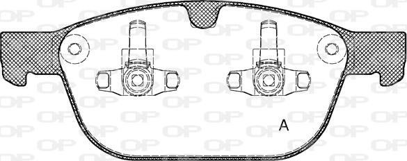 Open Parts BPA1397.00 - Kit pastiglie freno, Freno a disco autozon.pro