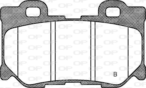 Open Parts BPA1365.01 - Kit pastiglie freno, Freno a disco autozon.pro