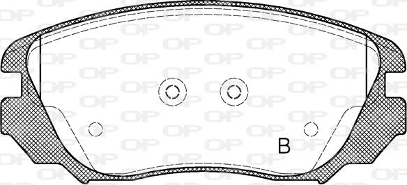 Open Parts BPA1385.02 - Kit pastiglie freno, Freno a disco autozon.pro