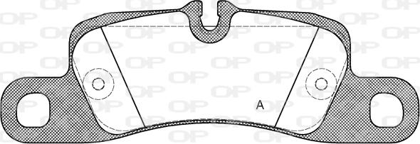 Open Parts BPA1379.00 - Kit pastiglie freno, Freno a disco autozon.pro